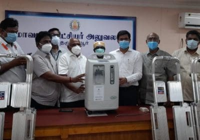 Mr.Ehiya to setup an Oxygen Plant in Thanjavur Medical College Hospital
