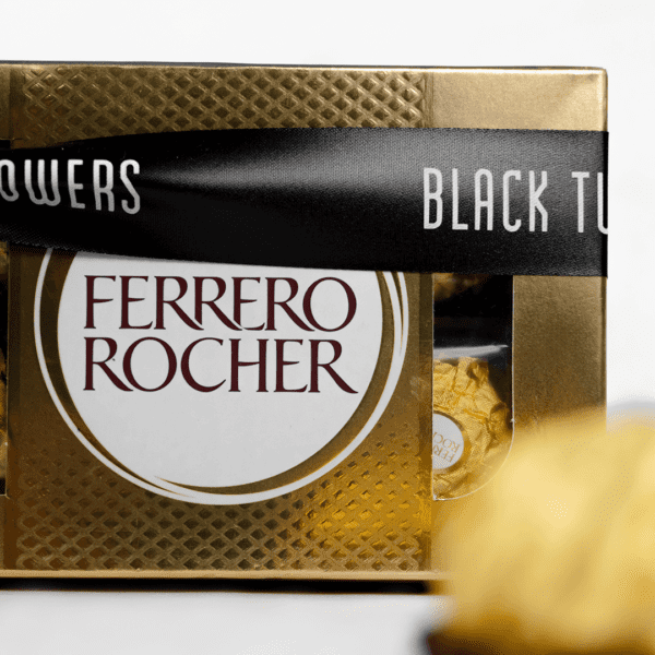 Ferrero Rocher Chocolate 8 Pcs (2) Buy Ferrero Rochers Chocolate 4 Pcs - Black Tulip Flowers