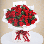 Valentine Premium red roses Bouquet: Order Now
