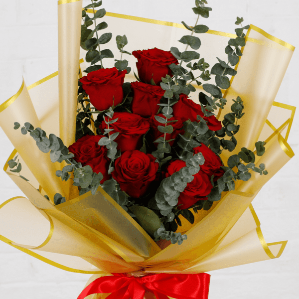 Rose Bouquet Red: Beautiful Ten Roses for My Love | BTF